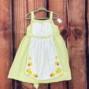 Janie and Jack Citrus Embroidered Dress